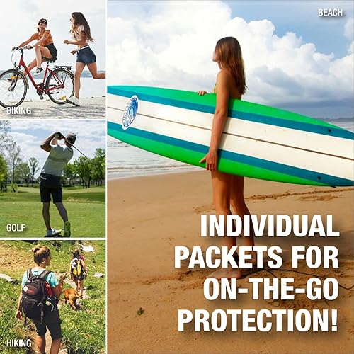 Miniatura 2 de CoreTex Sun X 50 - Paquete de 50 protectores solares SPF de amplio espectro, paquete de 50 protectores solares sin parabenos, oxibenzona, octinoxato