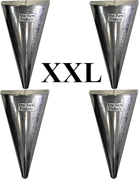 4 Pack-XX-Large- Restraining Killing Kill Processing Cones for Turkey Geese Big