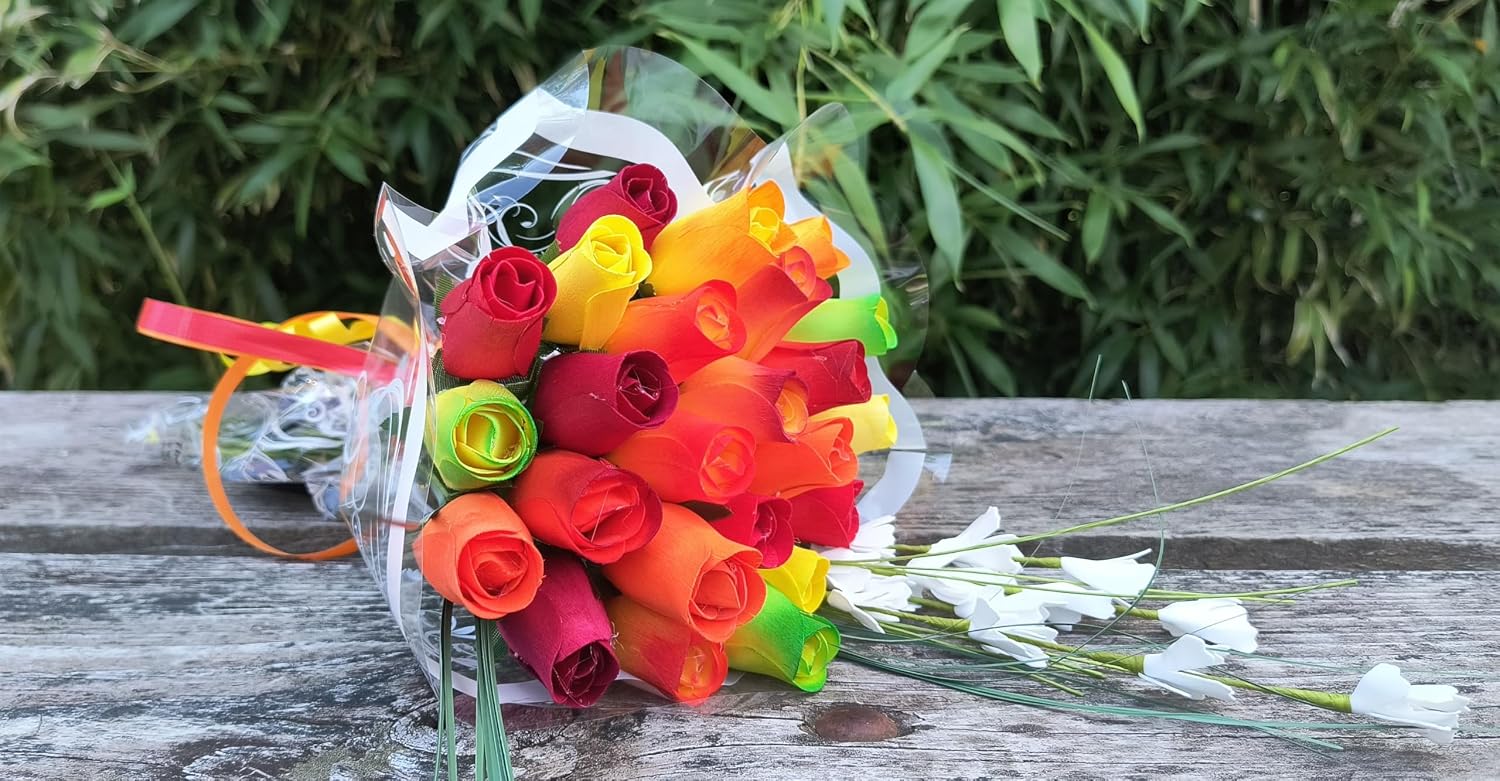 Fall Harvest Festival Thanksgiving Flower Bouquet Closed Bud (2 Dozen)