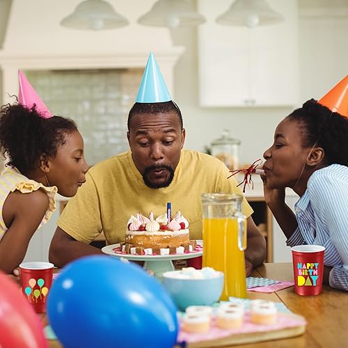 Miniatura 70 de Vasos de fiesta de 16 onzas, perfectos para bebidas frías, resistentes y duraderas, desechables y 100% reciclables, fabricadas en Estados Unidos