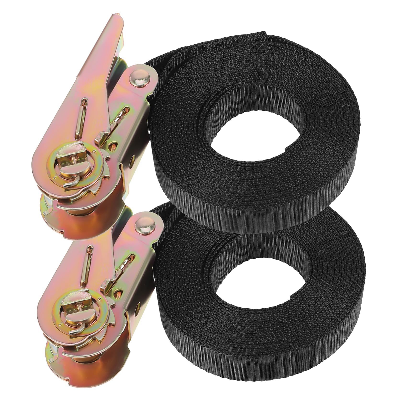 Cabilock 2pcs Cam Buckle Tie Down Straps Durable Ratchet Lashing Straps for Secure Fastening Home Office and Outdoor Use