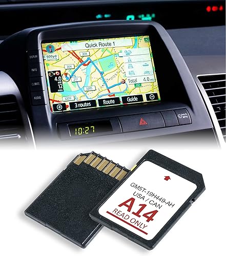 ESEWALAS 2023 Tarjeta SD de navegación más reciente de 2023, tarjeta SD de navegación A14, mapa de EE. UU. Canadá, tarjeta SD GPS para automóvil,