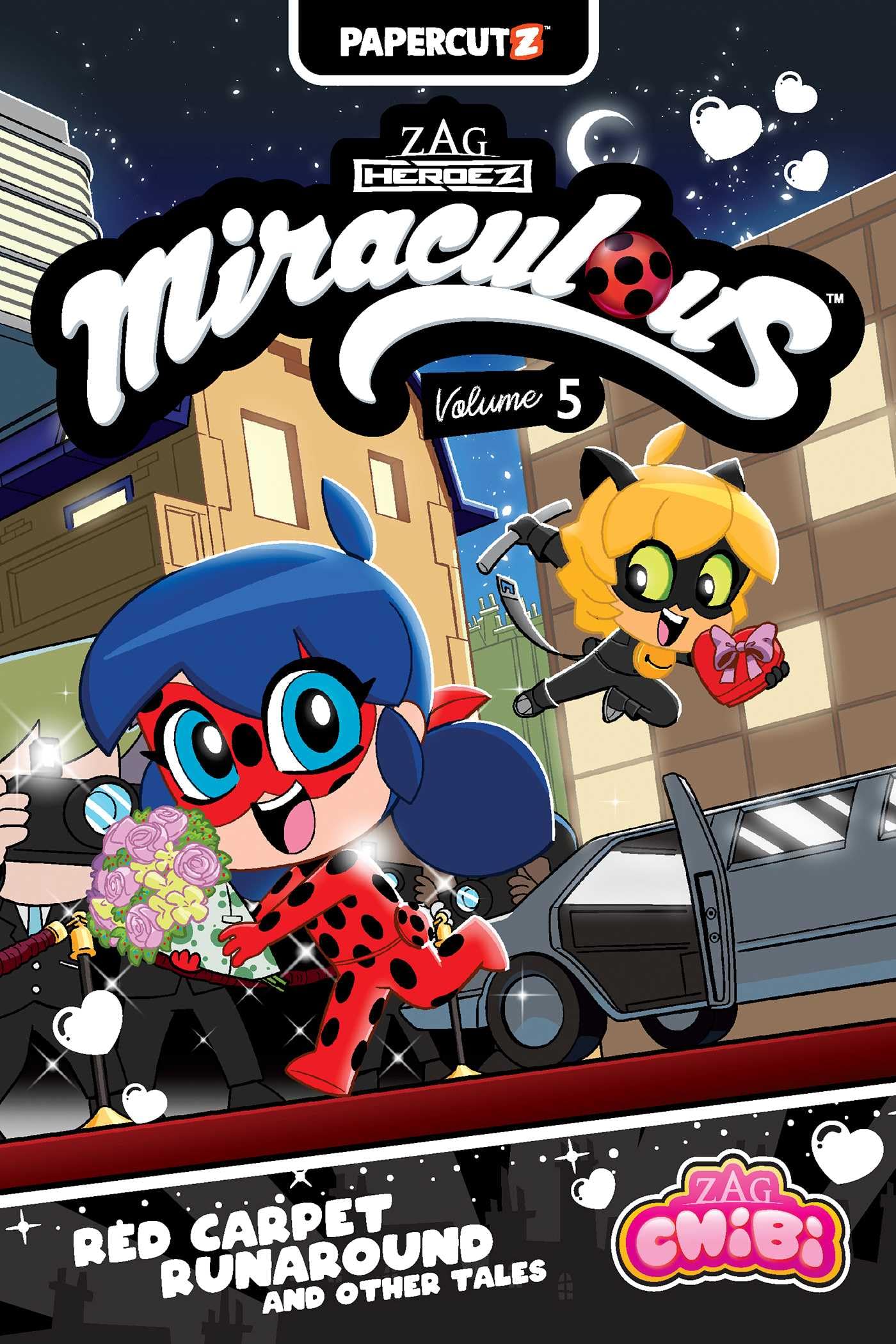 Miraculous Chibi Vol. 5: Red Carpets and Rousing Runarounds: Volume 1 (Miraculous Ladybug Chibi)