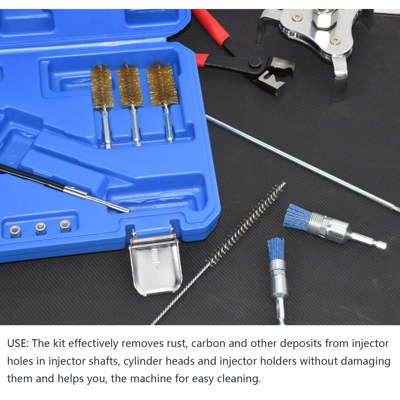 Injection Nozzles Sealing Seats Tool Iniettore Diesel Sedili Pulitore Pennelli 83804617 - Foto 9