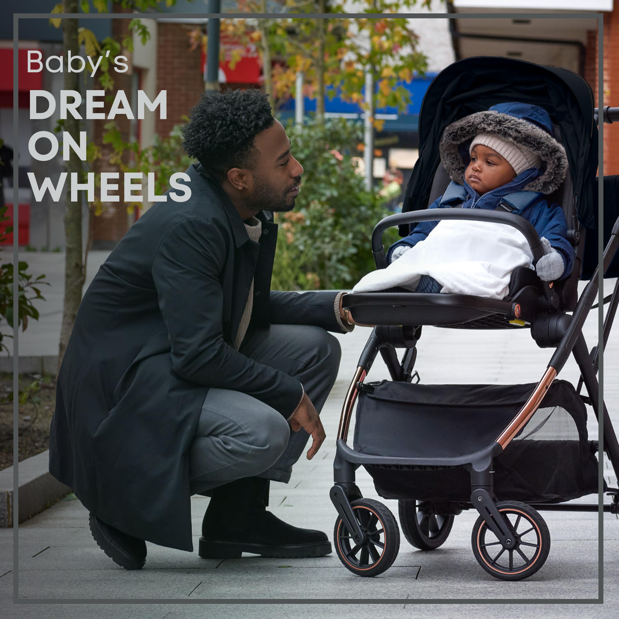 Lejoux+ Baby Pushchair (Black)