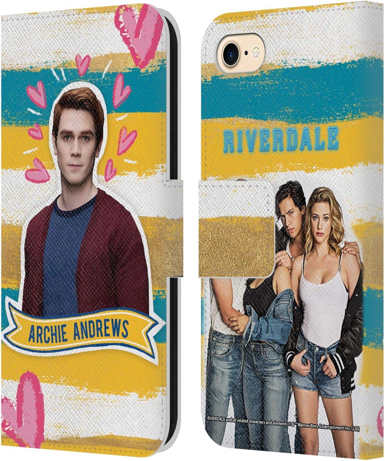 Head Case Designs Officially Licensed Riverdale Archie Andrews Graphics Leather Wallet Case Compatible with Apple iPhone 7/8 / SE 2020 & 2022