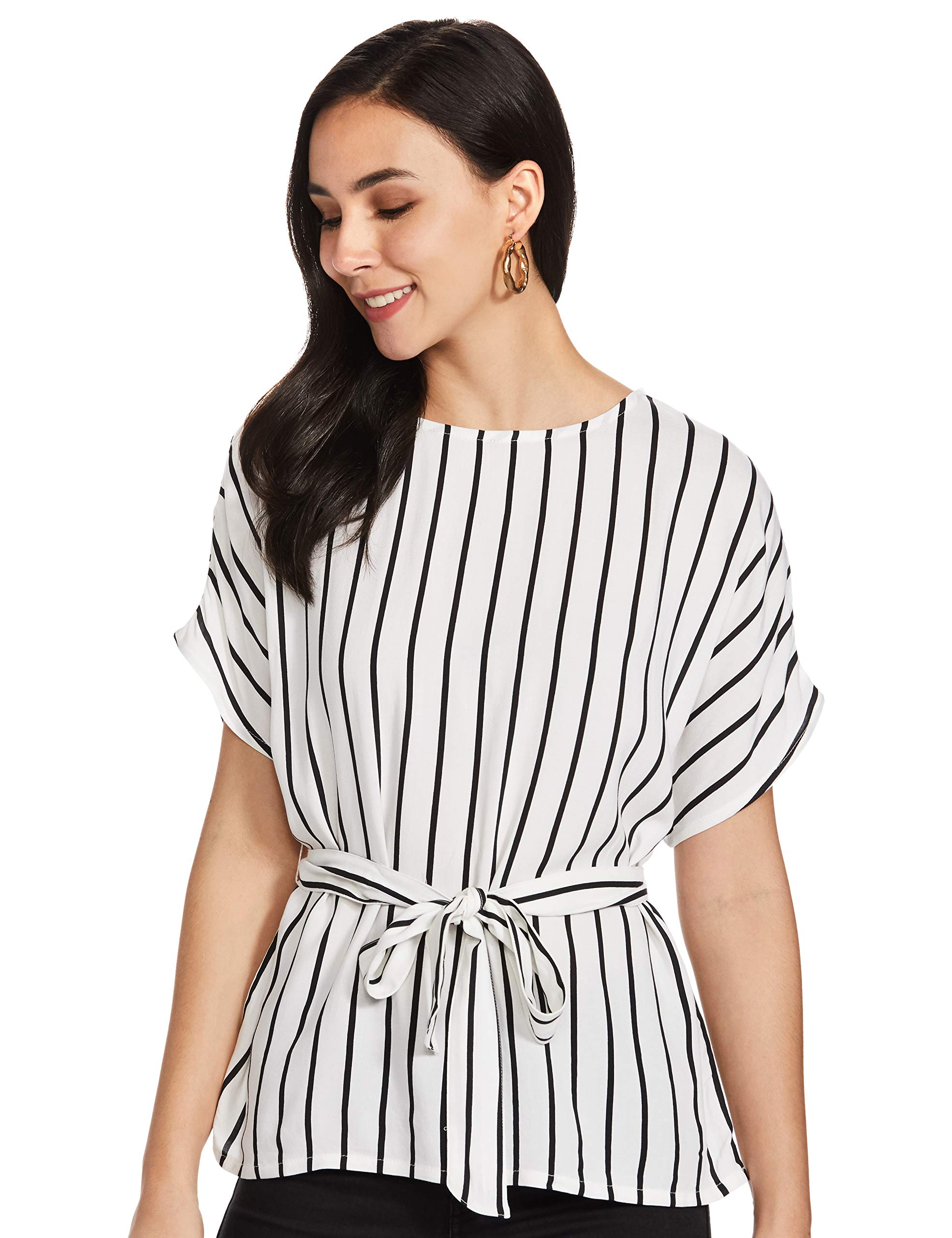 Amazon Brand - Symbol Women's Starred Loose fit Shirt