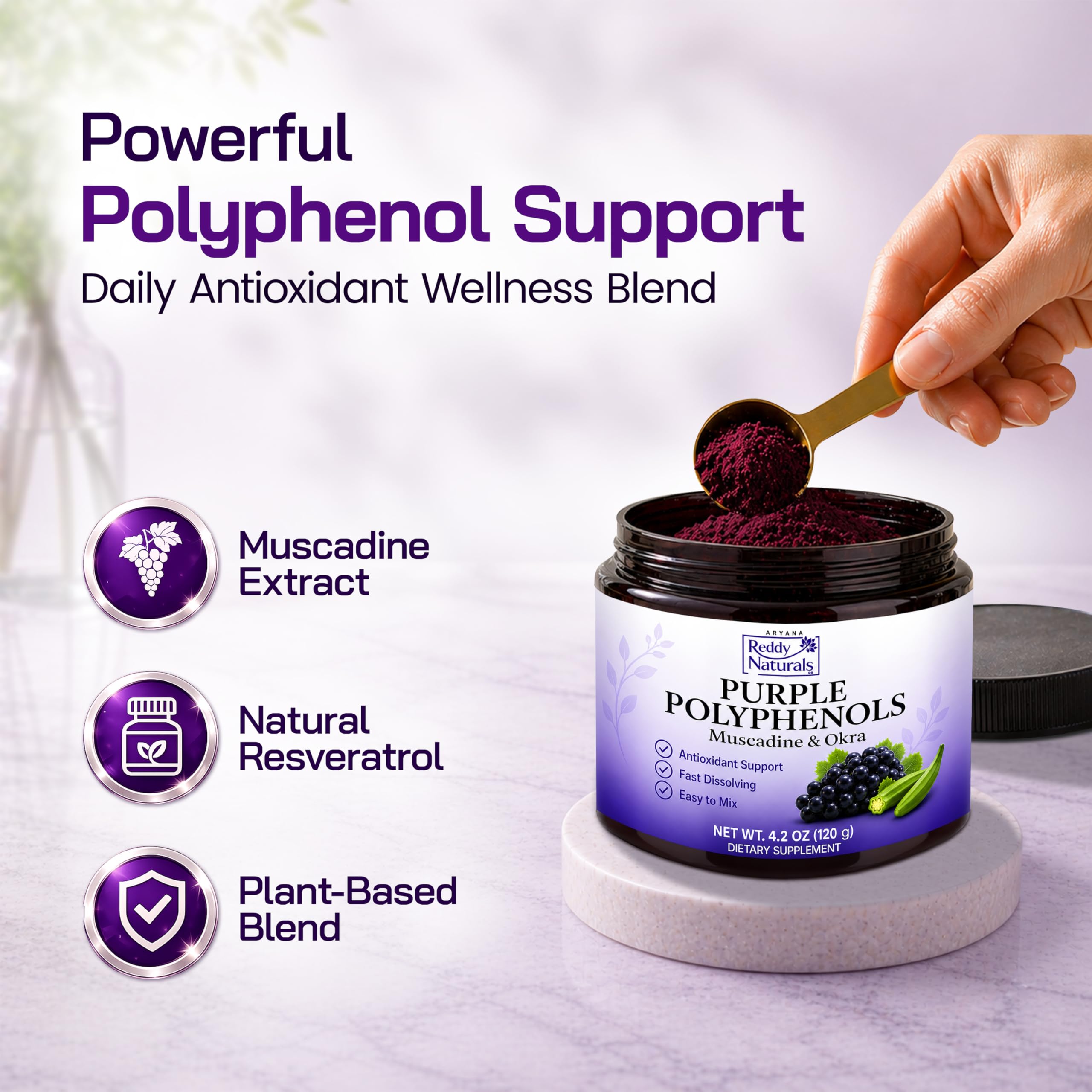 Amazon.com: Reddy Naturals Purple polyphenols Antioxidant