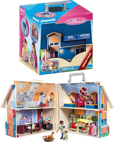 Playmobil Take Along Dollhouse product and packaging