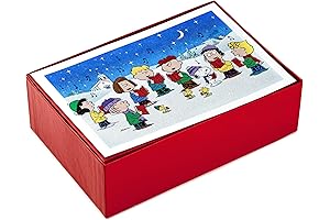Hallmark Boxed Christmas Cards Featuring the Peanuts Gang