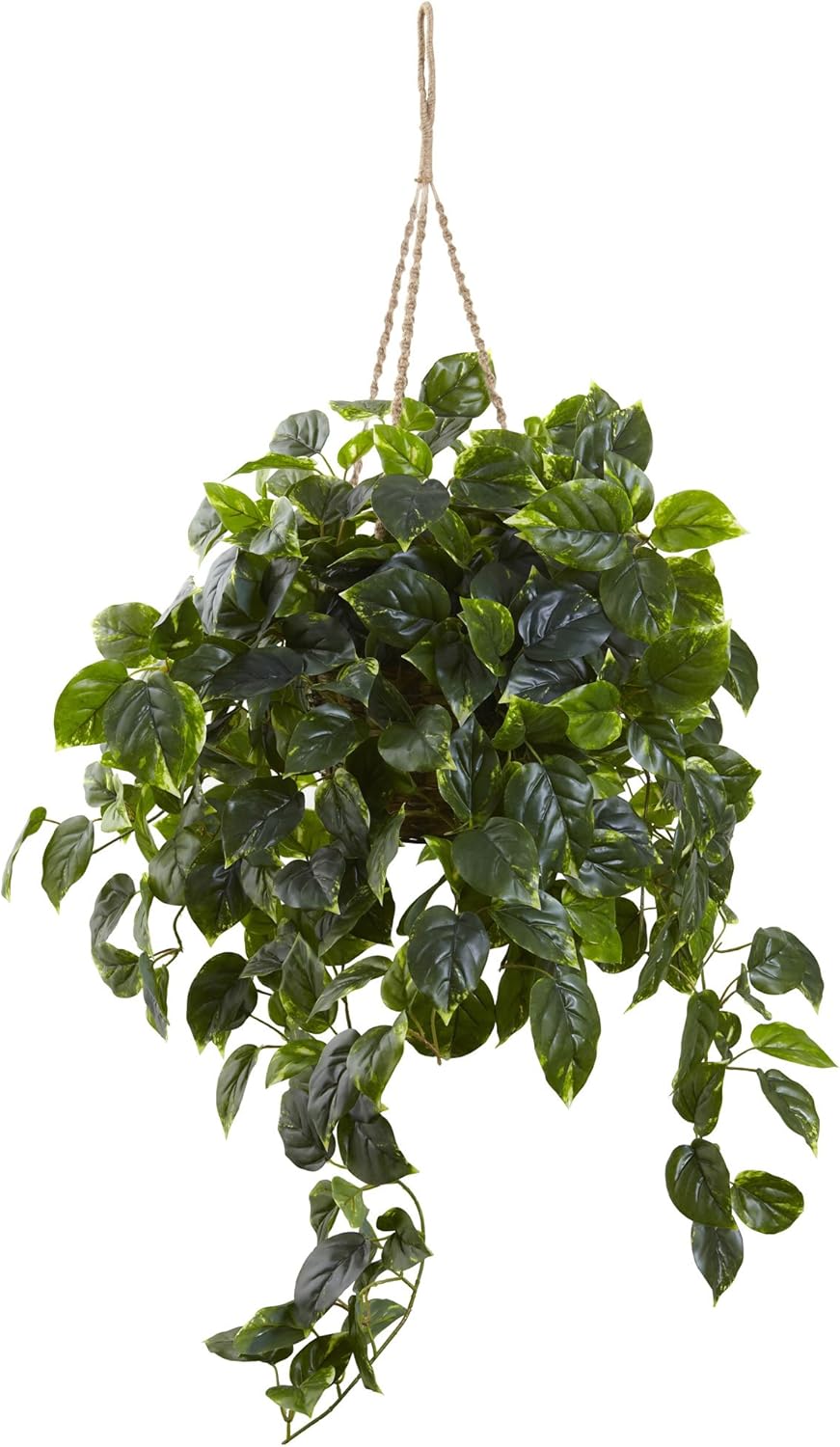 Nearly Natural Pothos Hanging Basket UV Resistant (Indoor/Outdoor)
