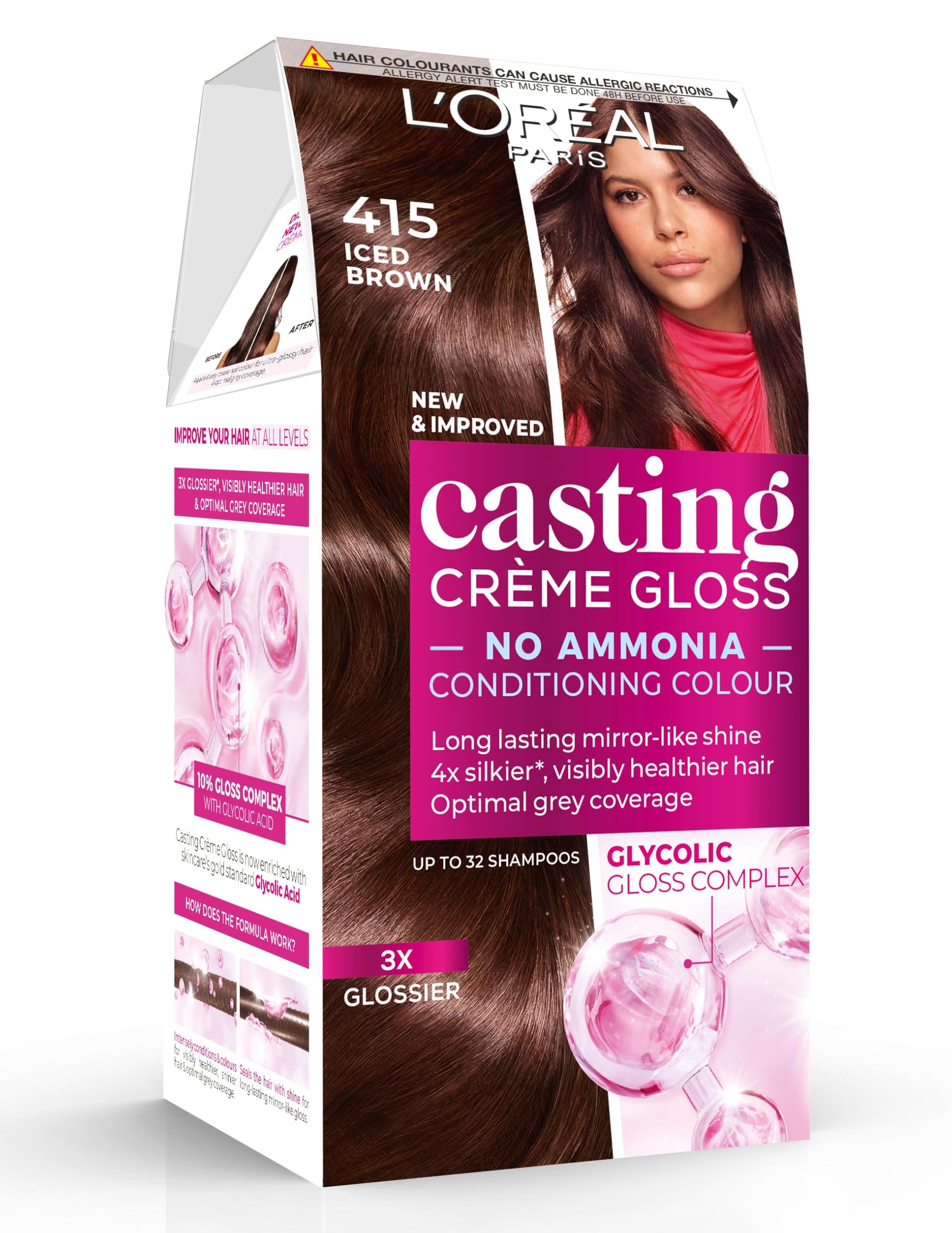 Loreal L'oreal Paris Casting Crème Gloss 415 Iced Brown