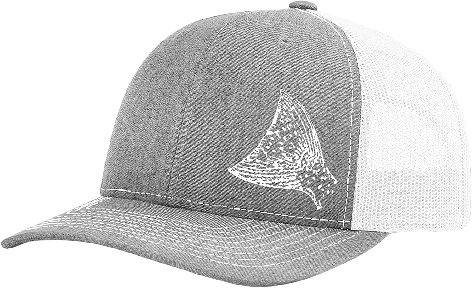 Heritage Pride Embroidered Rainbow Trout Tail Trucker Hat