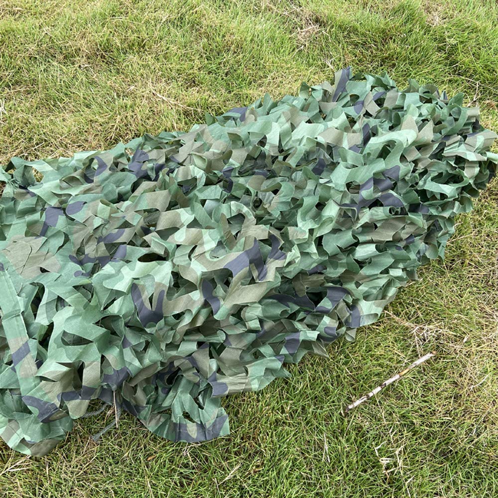 Red de Camuflaje Poliéster Oxford para Sombrilla Cámping Caza Decoración Abrigo Sombra de la Tienda Selva 4m x 5m
