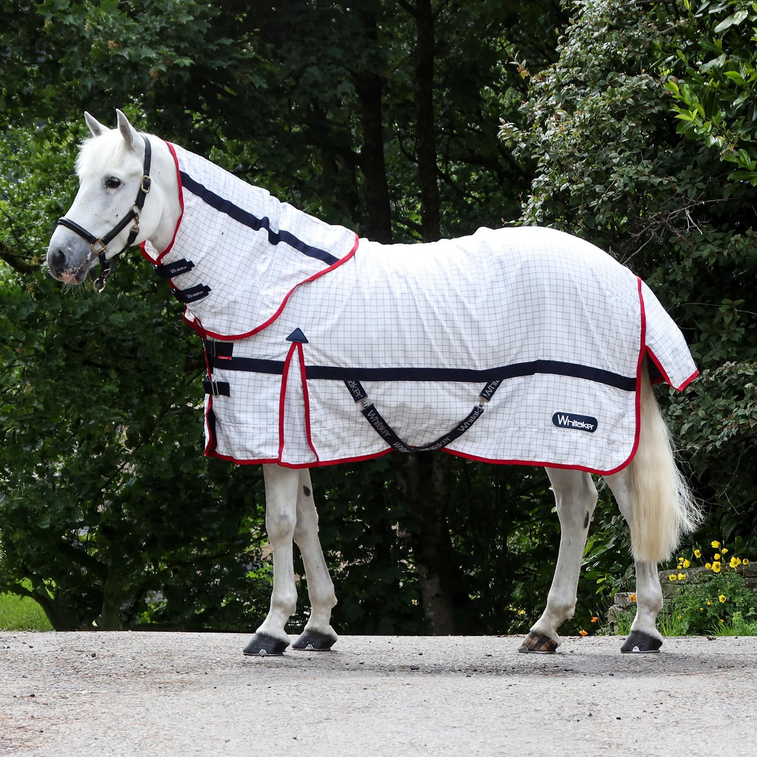 Whitaker Rastrick V2 Detachable Neck UV Horse Fly Rug (5´ 9) (White)