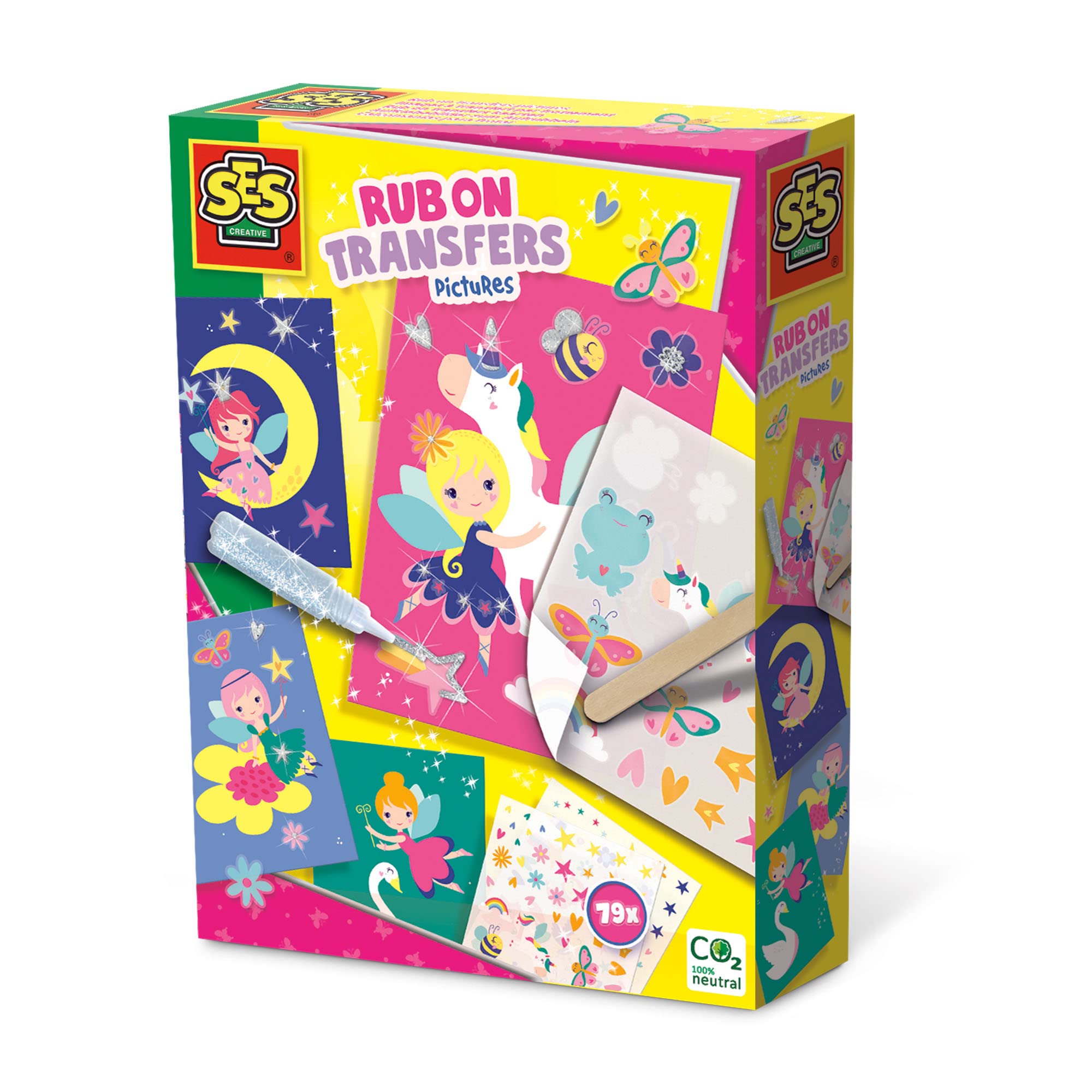 SES Creative 14133 Rub on transfers Pictures, Multi, One Size