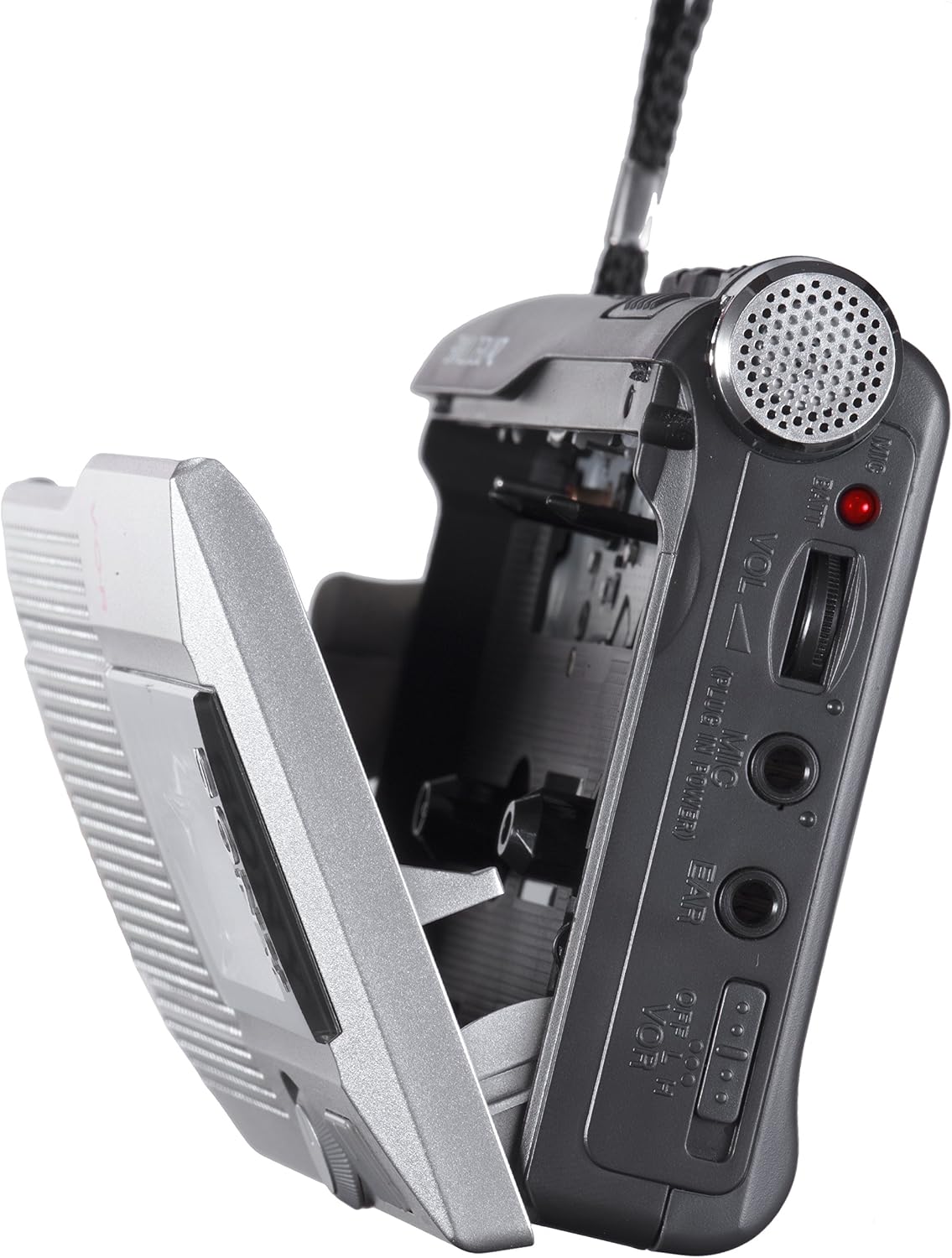Sony TCM-200DV with cassette compartment open