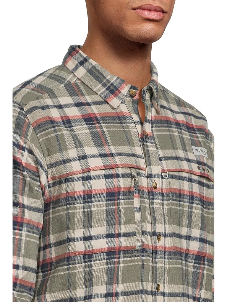 Olive Columbia Wild Cast Flannel Shirt