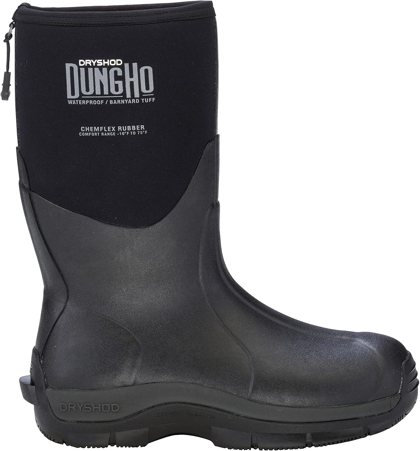 Dryshod Dungho Mid Farming Work Boots | Waterproof | Slip Resistant | Rubber | Men's