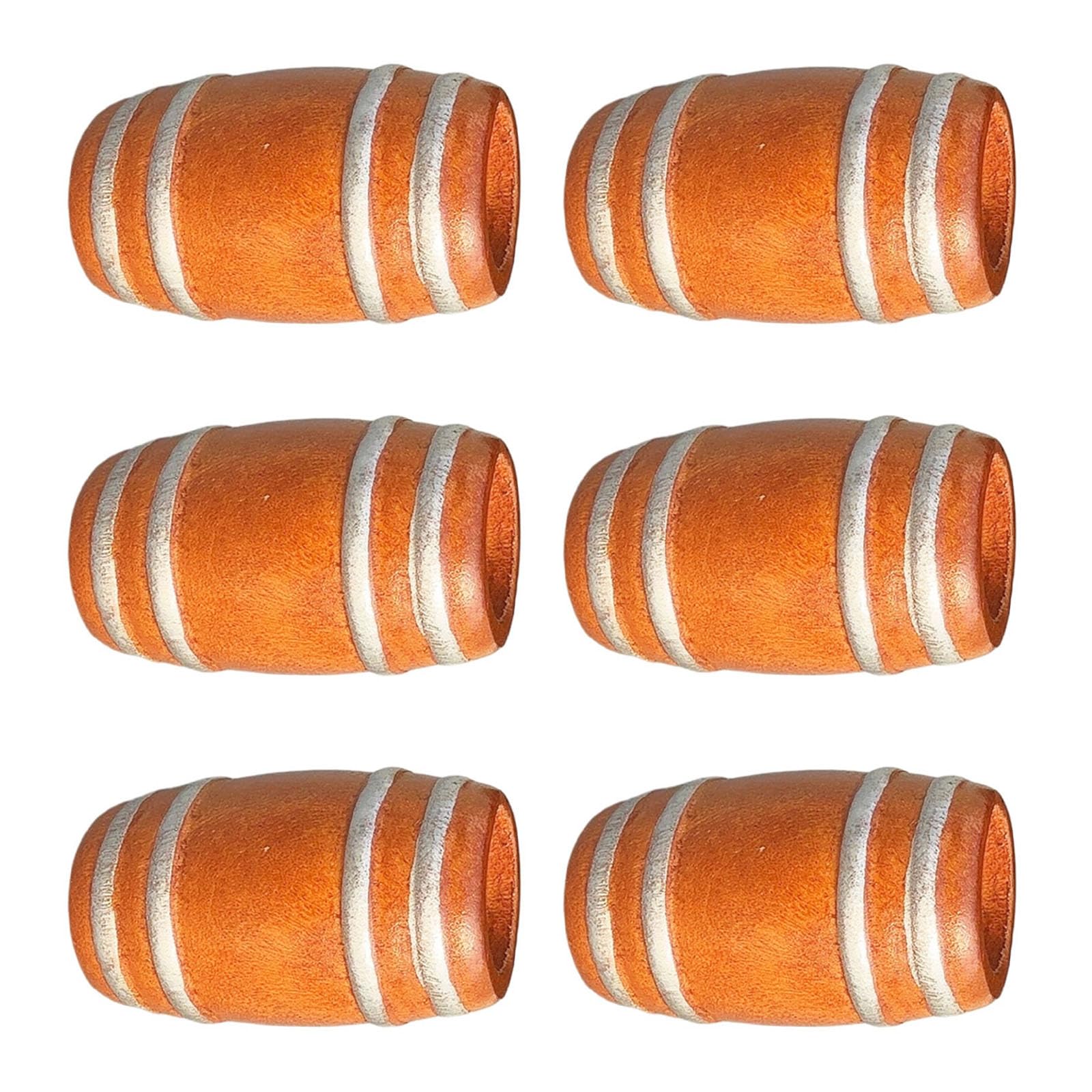 yanwuwa Tiny Wooden Barrels for Dollhouses Pub Scene Decoration Festivals and Party Setting Natural Wood Fest Decors
