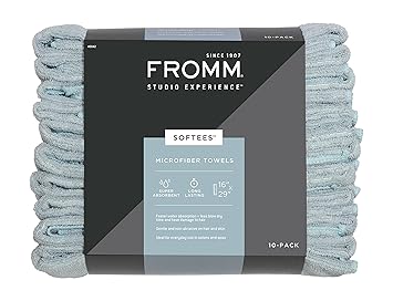 Softees Towels with Duraguard, Aqua, 10pk by Fromm