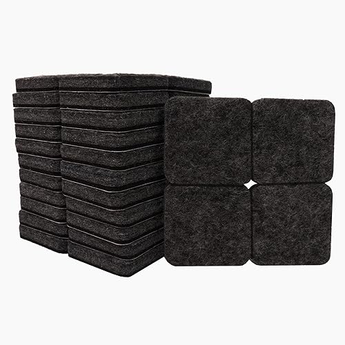 Miniatura 9 de Almohadillas de fieltro resistentes, para muebles, protegen los suelos de madera dura y linóleo de rayones