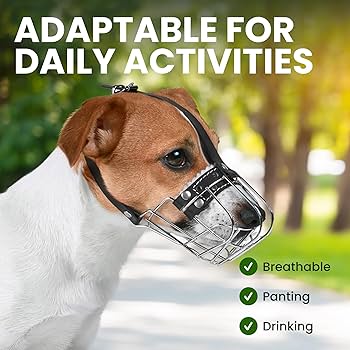 Amazon | BronzeDog ワイヤーバスケット 犬用マズルジャック