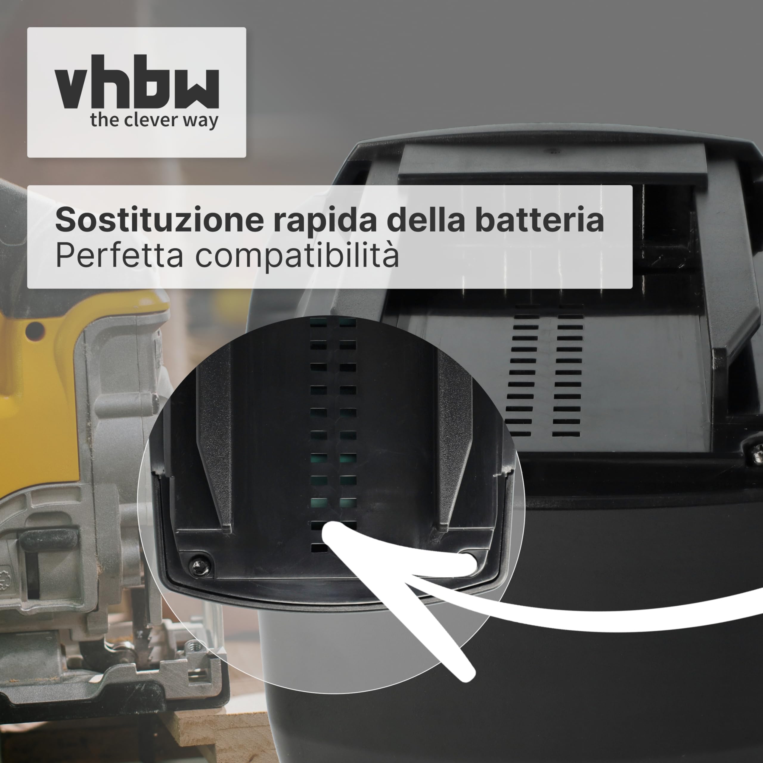 vhbw batteria sostituisce Hilti 426176, 2018498, 2136393, 2136395, 2183185, B22/5.2, B22/8.0 per attrezzo da lavoro (4000 mAh, Li-Ion, 21,6 V)