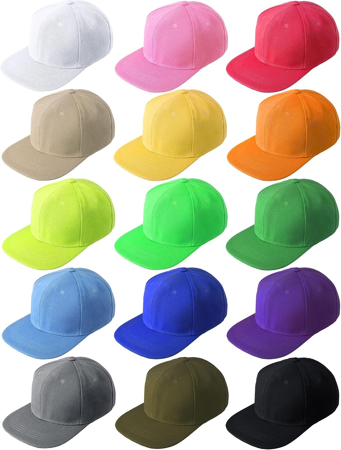 Snapback Hat Adjustable Fitted 
