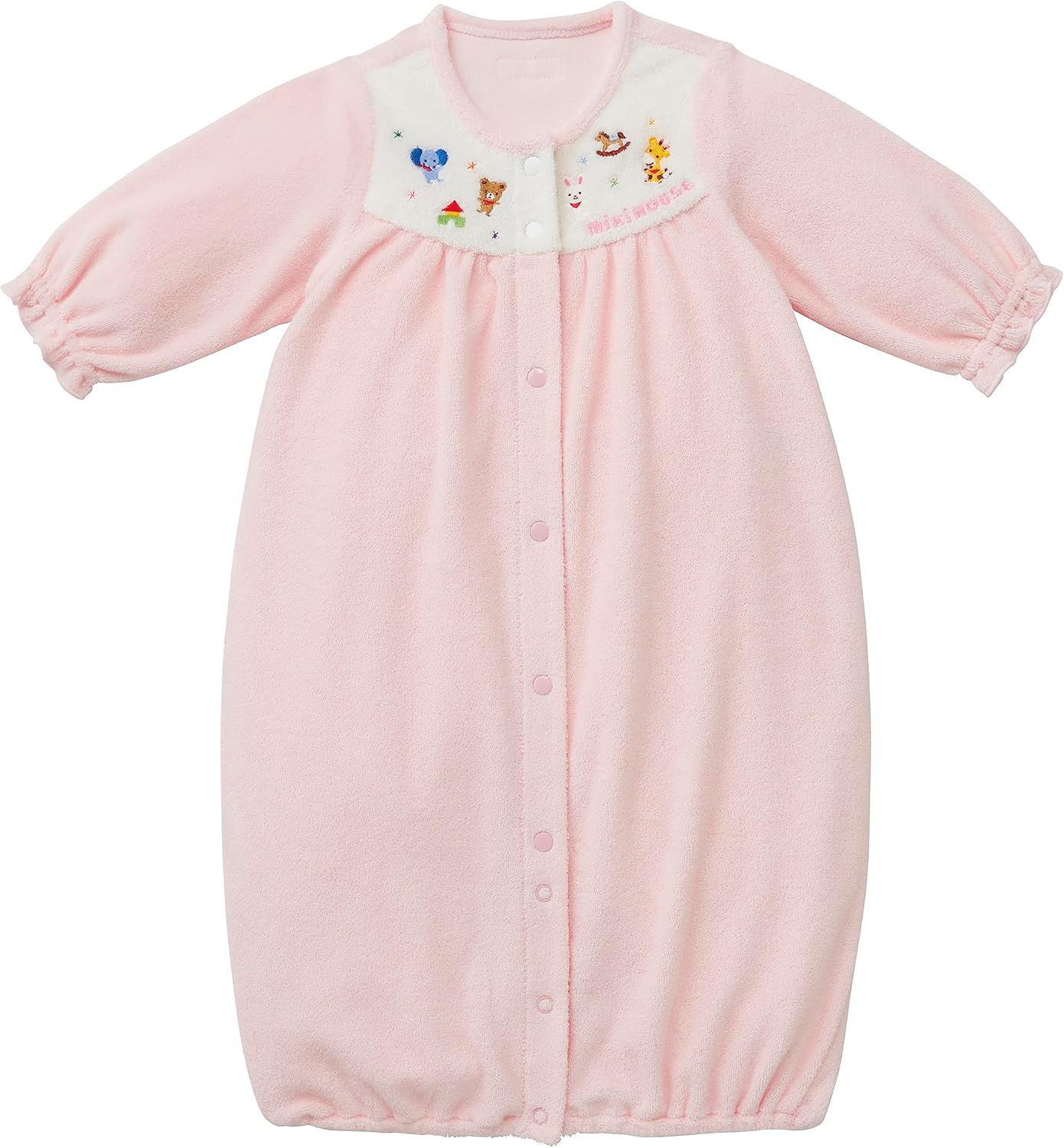 ミキハウス] ツーウェイオール カバーオール ロンパース 無地 日本製