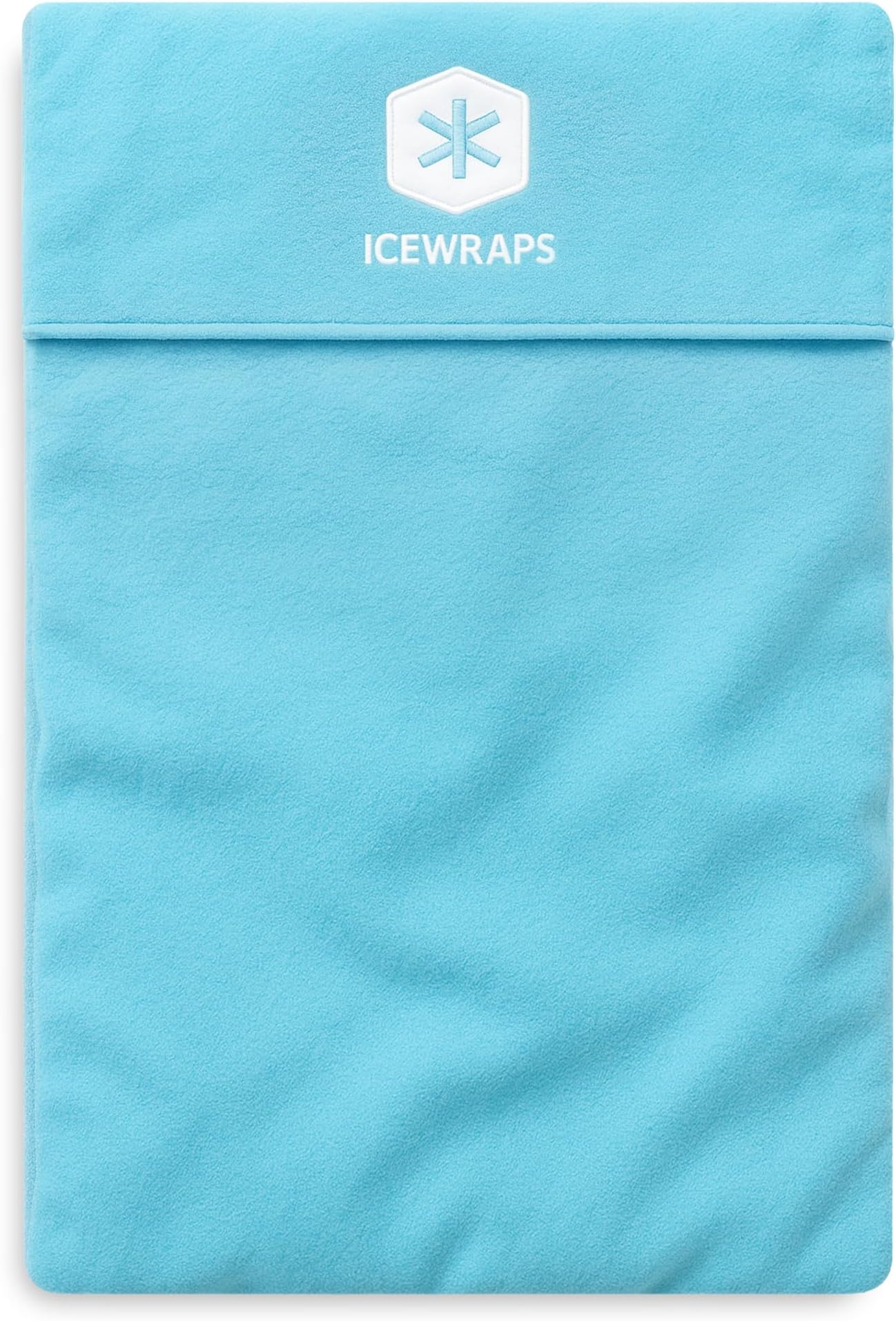 ICEWRAPS Extra Cover ONLY for 10"x14" Clay Ice Pack | Reusable and Washable Soft Fabric Cover for Cold Pack | Fabric Cold Compress Sleeve | 10"x14" Soft Ice Pack Cover | Blue Fabric Cover Only