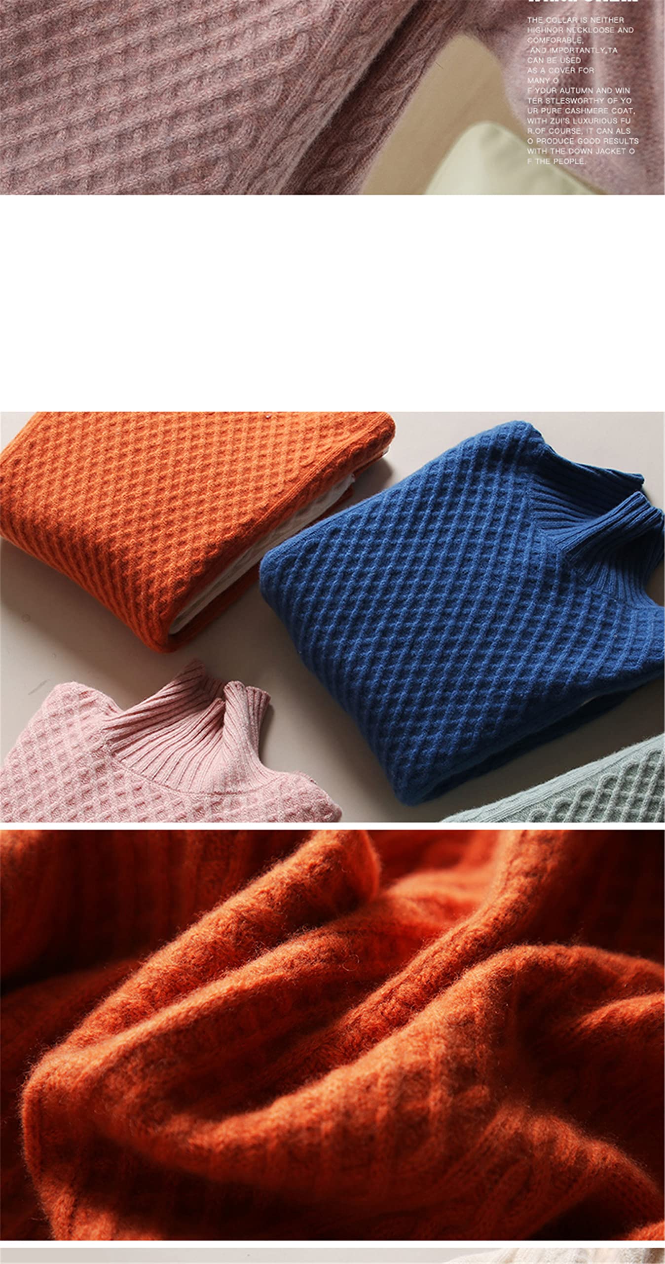 Maglione delle donne di lana che cuce colore Comfort Moda Slim maglia Pullover Jumper