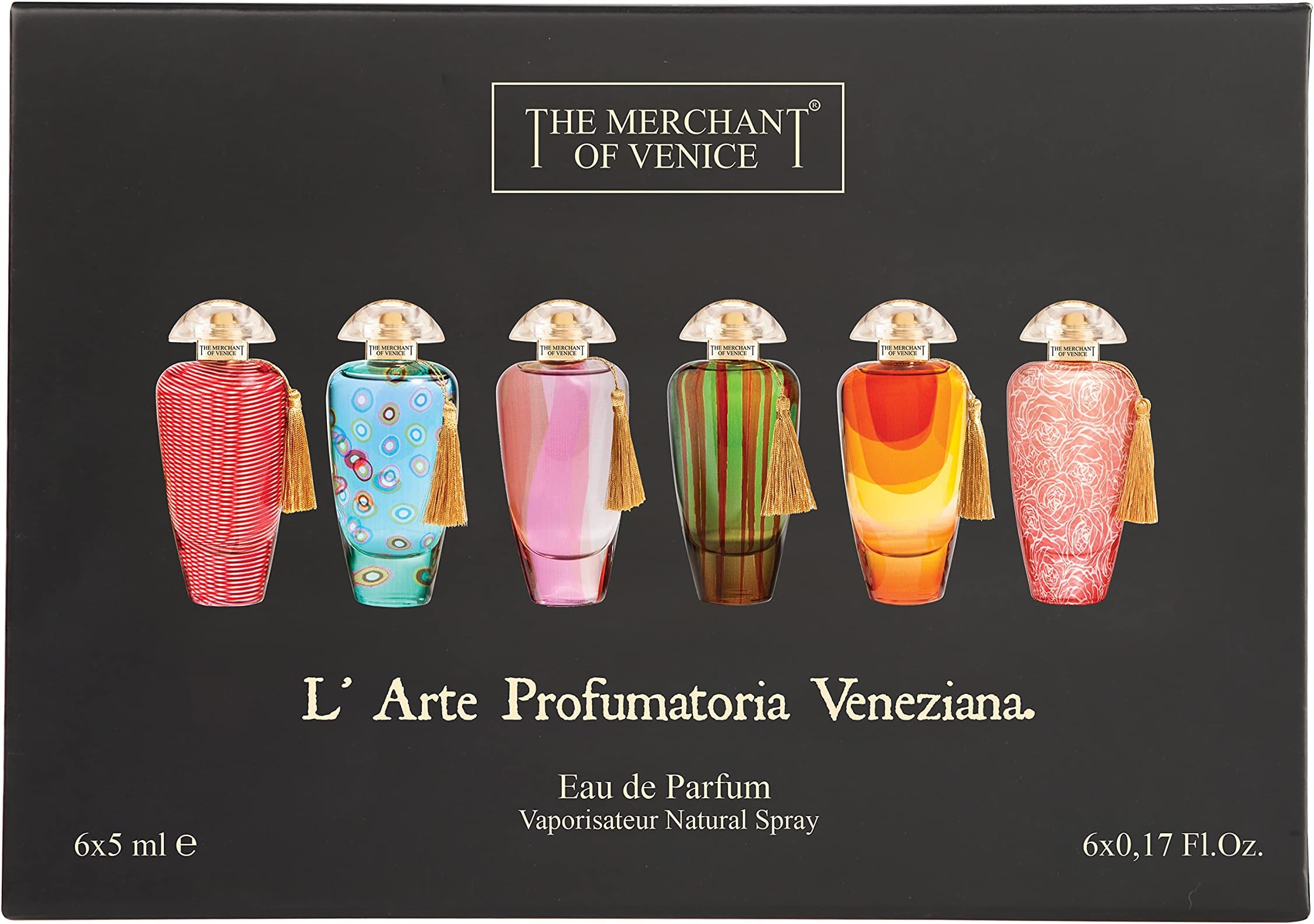 The Merchant of Venice Murano Set 6 x Eau de Parfum, 5ml