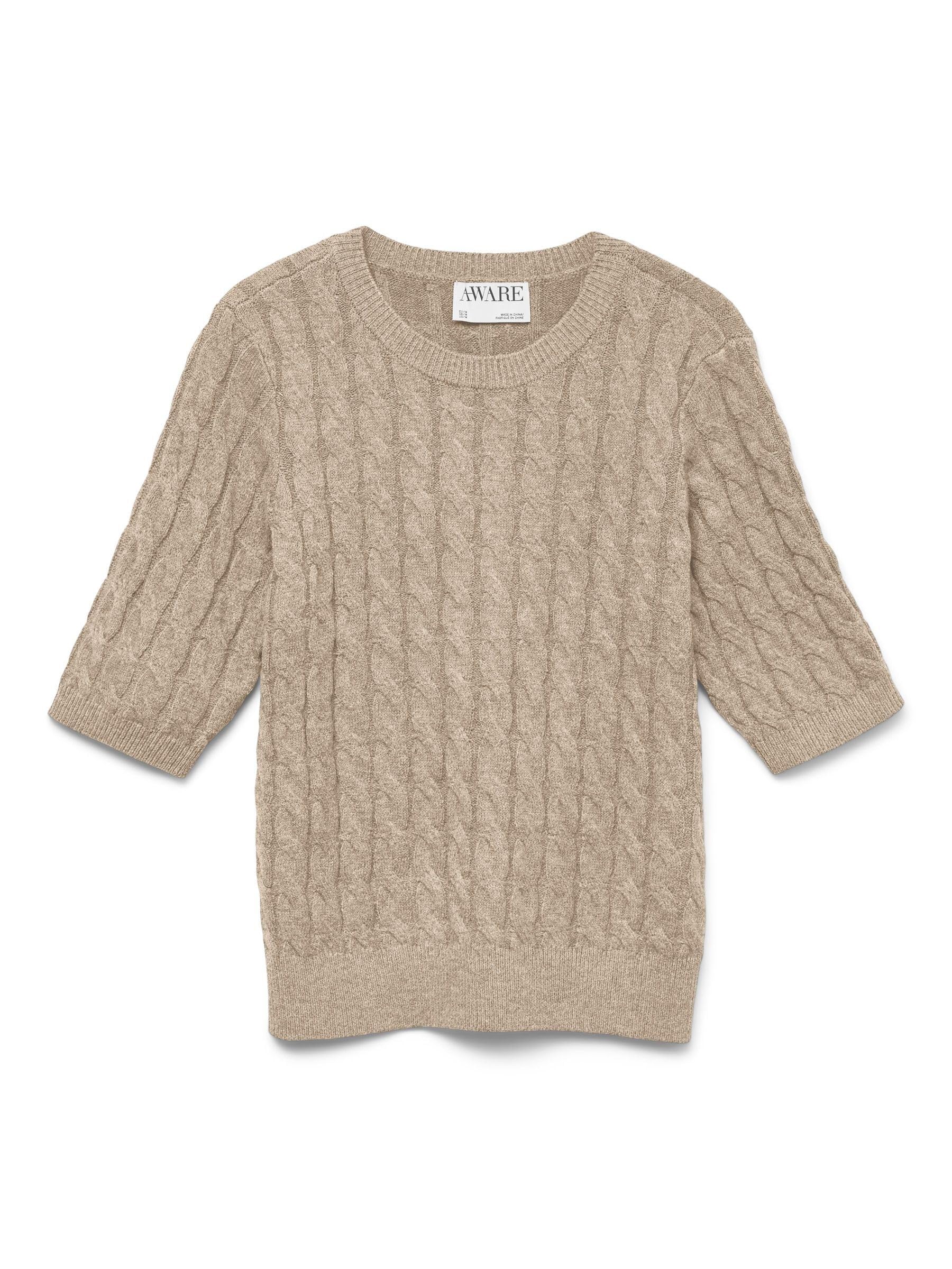 VERO MODA Knitted Pullover AWLORELLA Knitted Pullover S, Natural Melange, S