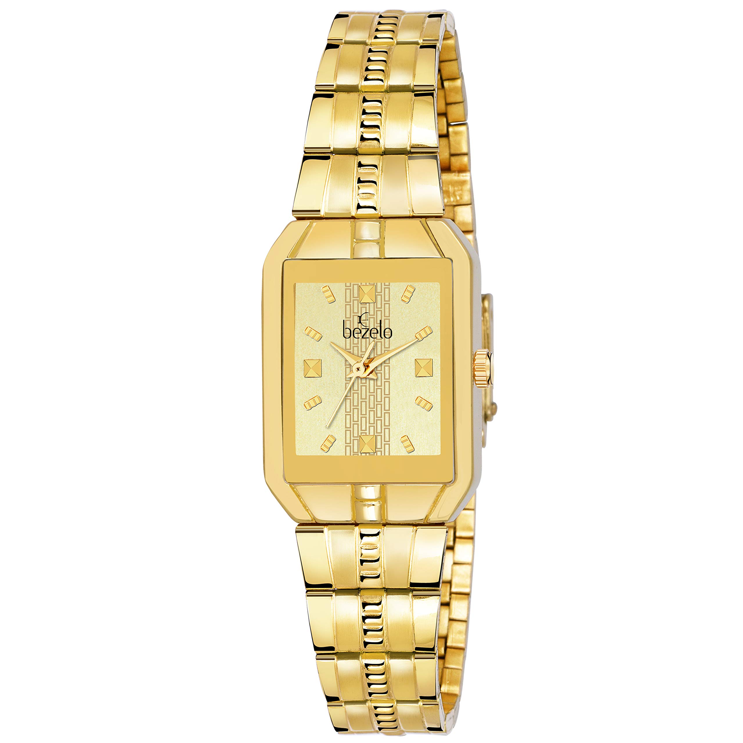 BEZELO Analog Golden DIAL Womens WATCH-LSQ-189551-A (B07YDMS2QS) Amazon Price History, Amazon Price Tracker