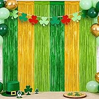 Vista 27 de Cortina de flecos de arcoíris para fiesta, paquete de 2 cortinas de fondo de flecos de aluminio de 3.3 x 8.3 pies para cumpleaños, boda, novia, baby