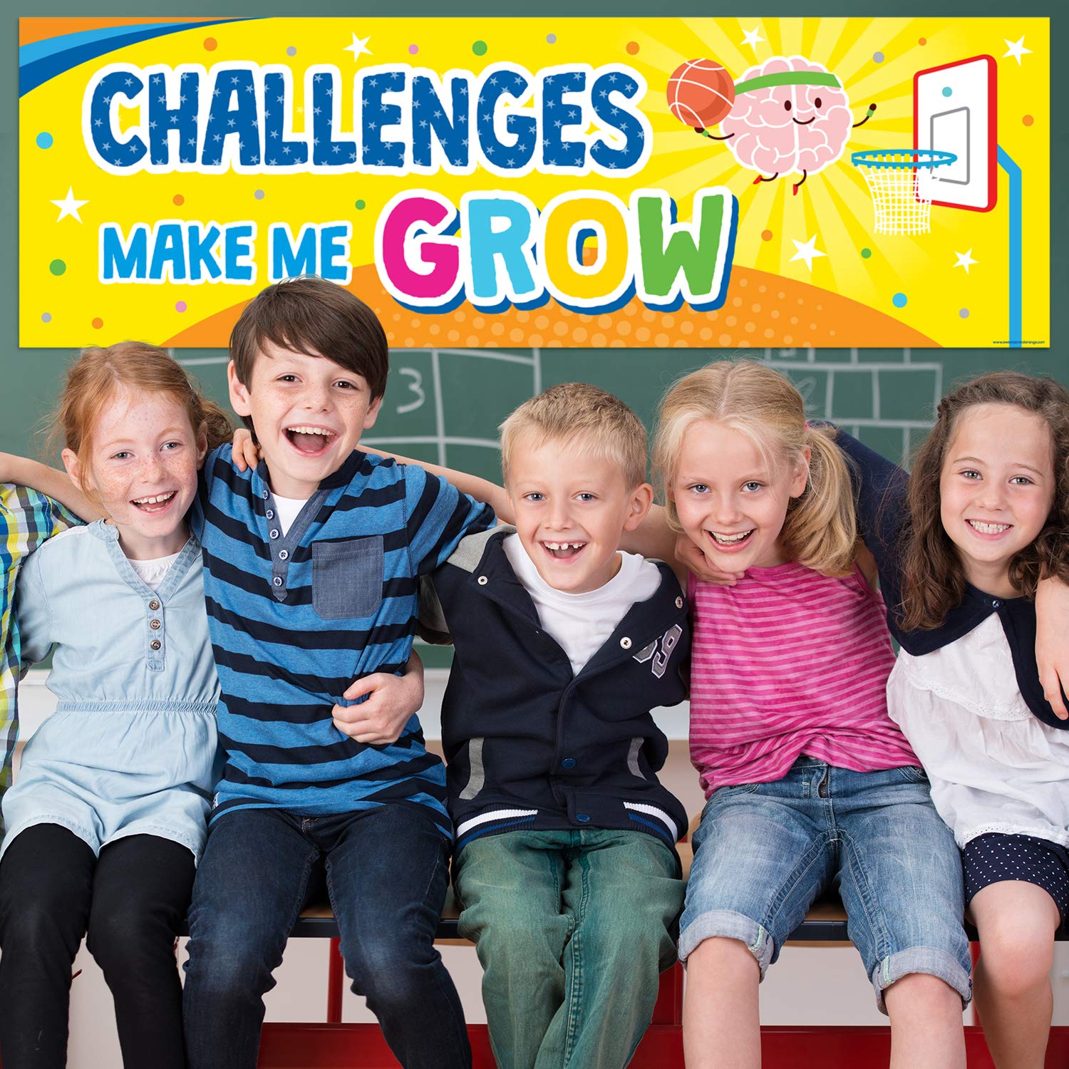 Sweetzer And Orange Motivational Banners Growth Mindset Posters ...