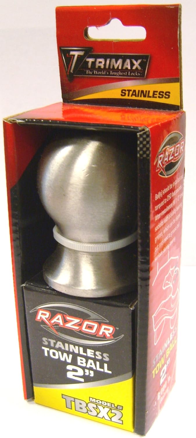 Trimax TBSX2 2" Stainless Steel Tow Ball Amazon.co.uk Automotive