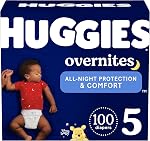 Couches HUGGIES Overnites pour la nuit, Taille 6, 84 unités