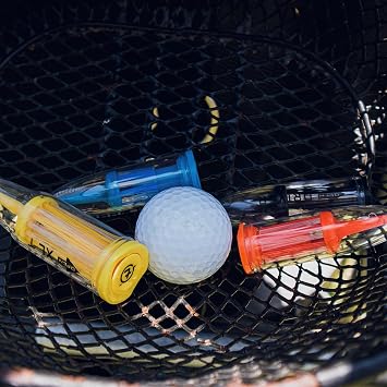 BRUSH-T Premium Plastic Golf Tees, Yellow XLT Size 3 1/8, Unbreakable Innovative Design, Consistent Height, Perfect Golf Gift for Men and Women. Golfing Brush Tees, Works with Any Golf Ball (6 Pack)