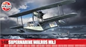 Model Airplane Kit Gift Set - A09183 Supermarine Walrus Mk.I, Plastic Plane Model Kits for Adults & Kids 14+, Skill Level 3, 1:48 Scale WW2 Military Aircraft Models - Real Aeroplane Models