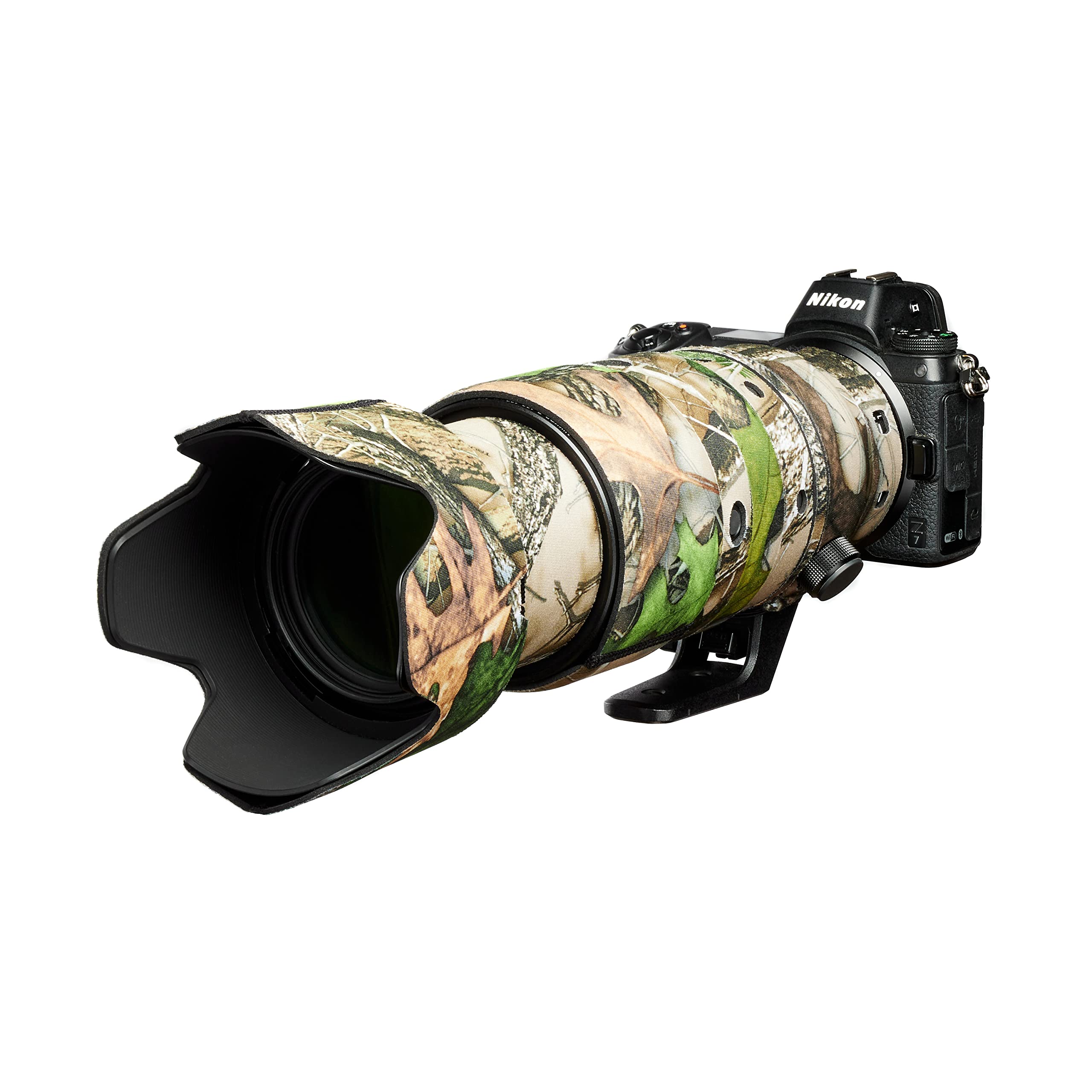 EasyCover Neoprenowa soczewka dębowa ochrona obiektywu kompatybilna z Nikon Z 100-400 mm f/4.5-5.6 VR S (True Timber HTC Camouflage)