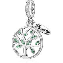 SOUKISS Family Tree of Life Charms 925 Sterling Silver Love Family Dangling Beads for Pandora Bracelet Dangling