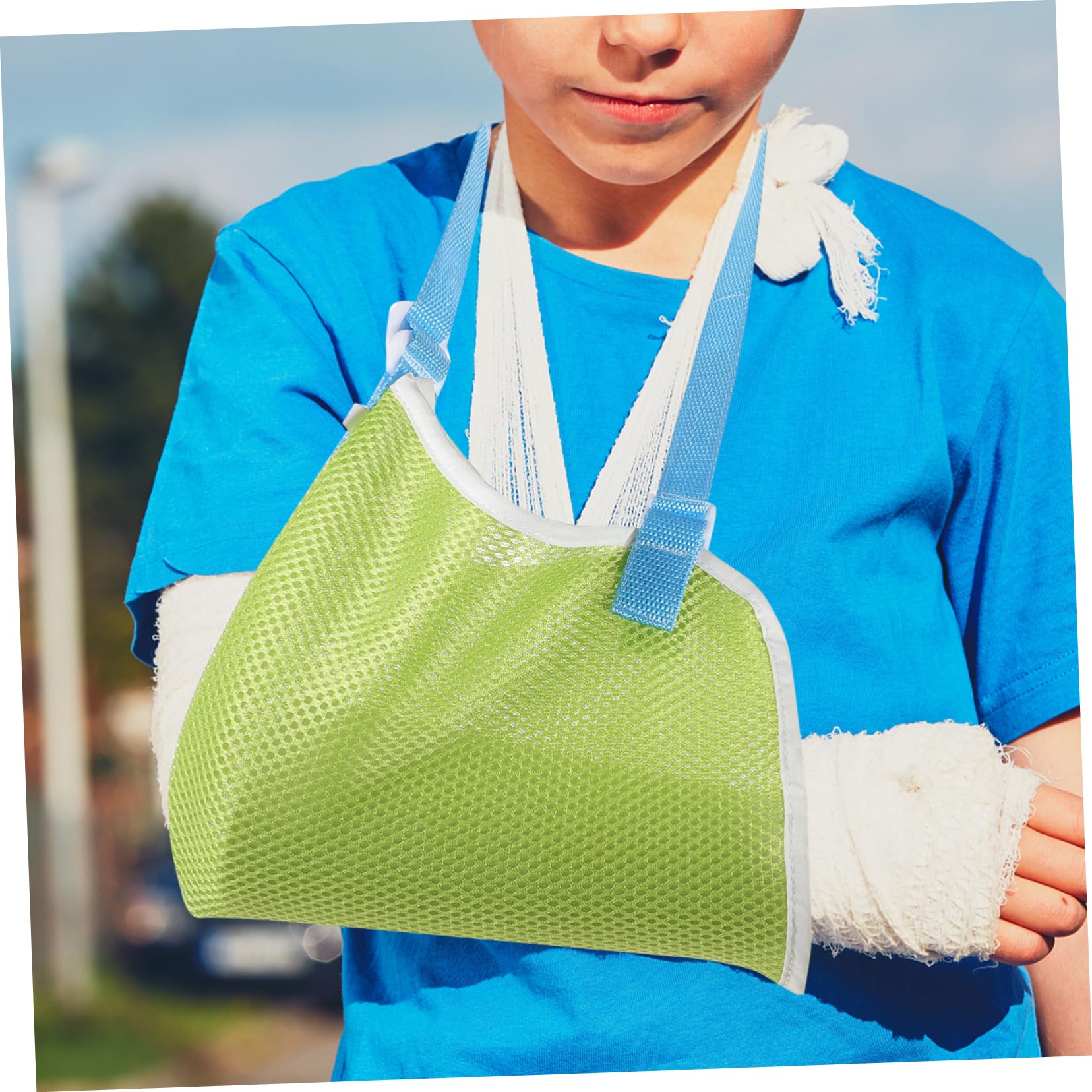 CLISPEED Forearm Support Sling for Arm Fixing Strap for Fractures Lightweight and Breathable Design for Shoulder Injuries