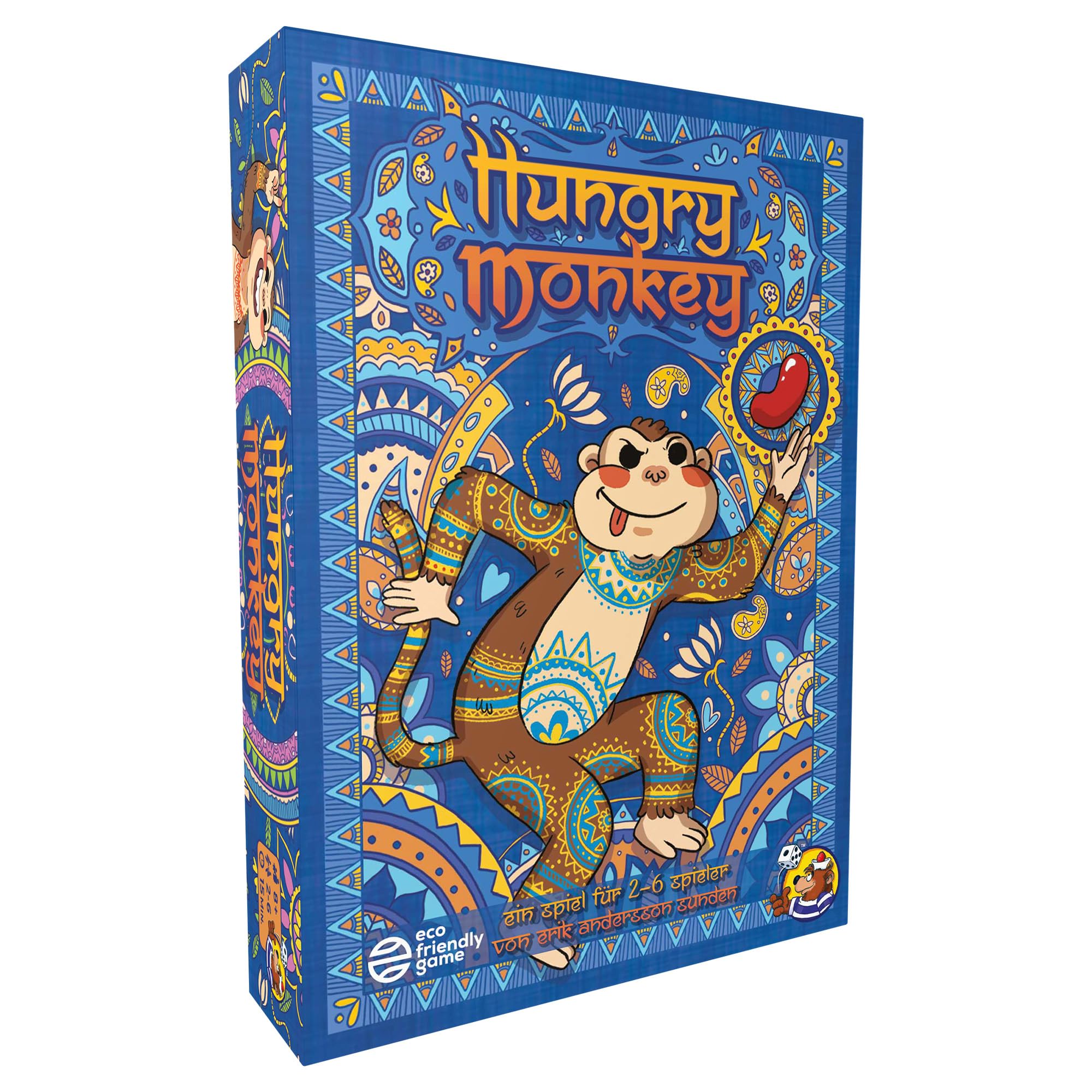 Heidelberger Spieleverlag HG012 Hungry Monkey Tiger Board Game, Multicoloured, 0