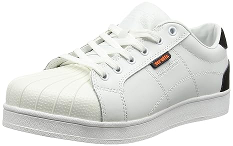 scruffs white safety trainers
