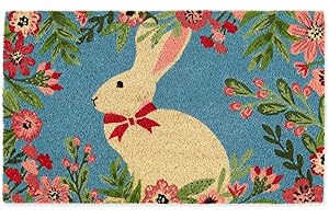 DII Bunny Rugs Easter Bunny Coir Doormat