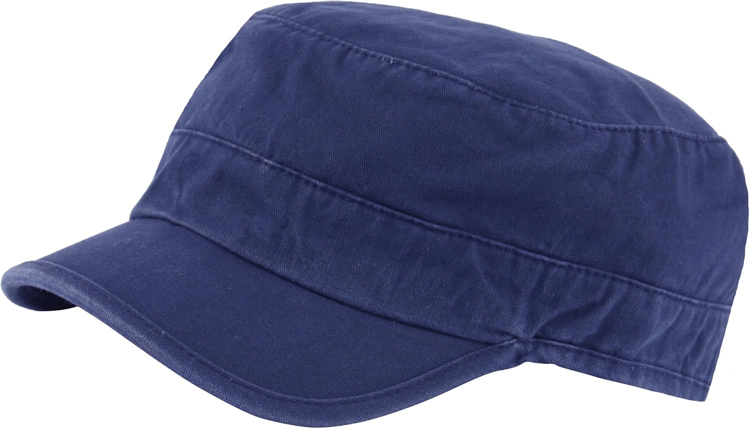 RaOn A204 Wrinkle Plain Empty Short Bill Washing Army Cap Golf Club Cadet Military