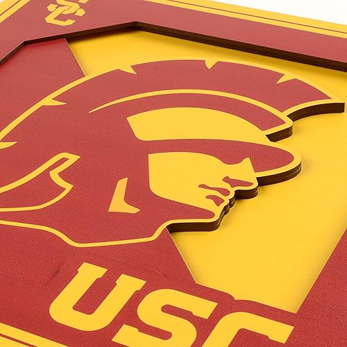 Vista 202 de YouTheFan NCAA Alabama Crimson Tide 3D Logo Series - Arte de pared - 12 x 12