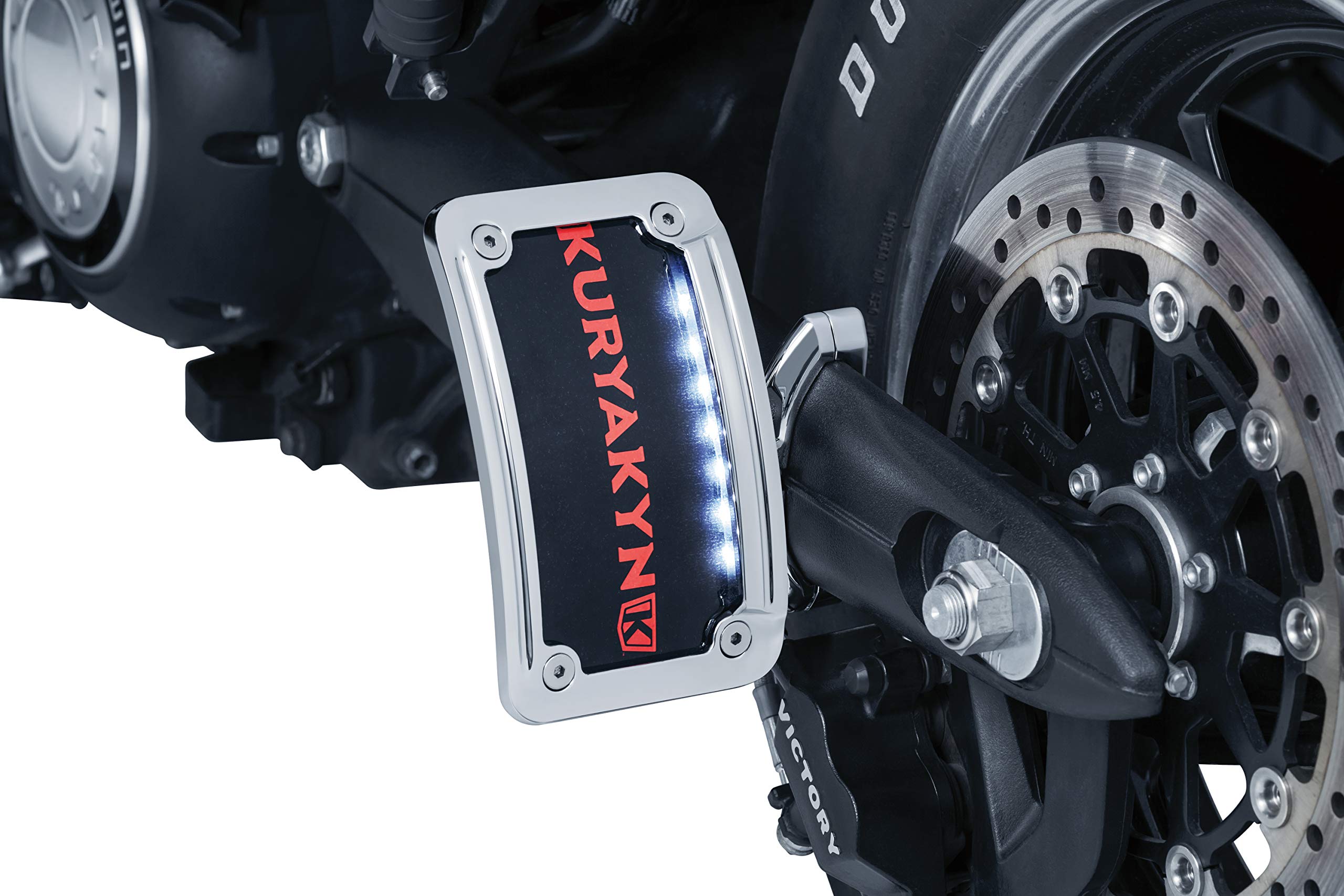 Portatarga Laterale Kuryakyn 3124 Per Yamaha Bolt (2014-18) E SCR950 (2017) - Cromato - 2